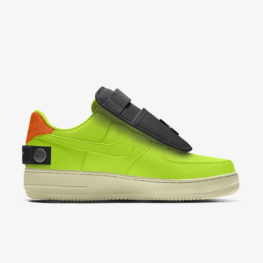 Giày Nike Air Force 1 Low Unlocked By You Xanh Neon