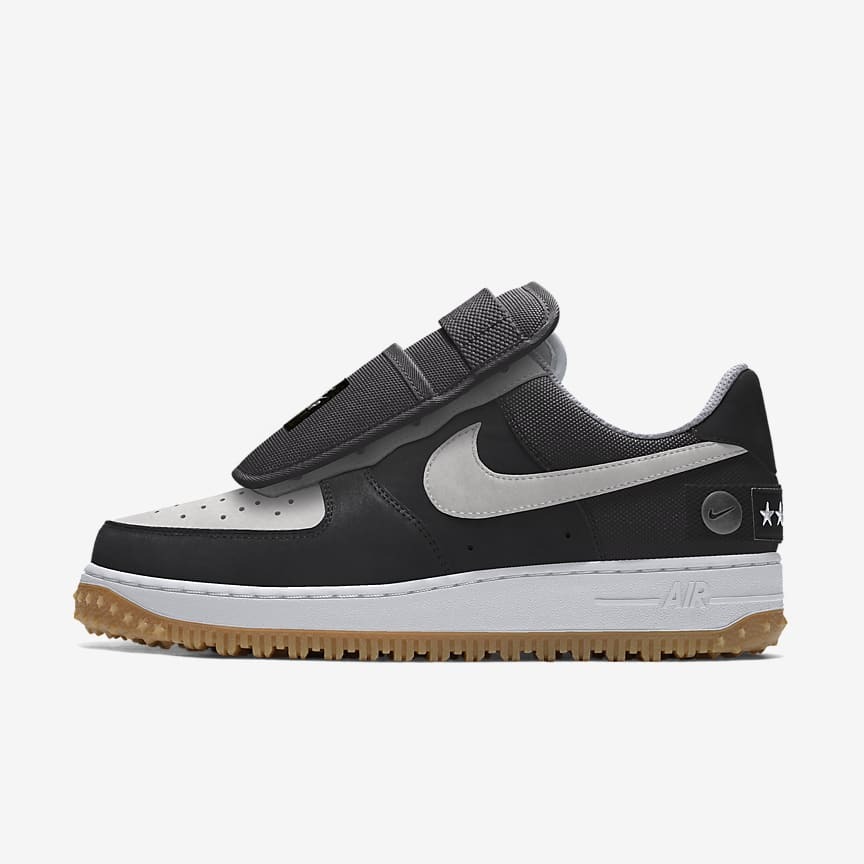 Giày Nike Air Force 1 Low Unlocked By You Nam Đen Trắng