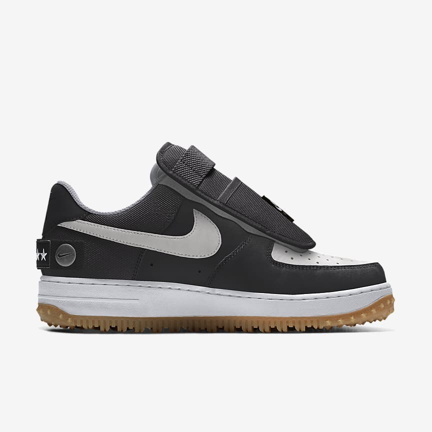 Giày Nike Air Force 1 Low Unlocked By You Nam Đen Trắng