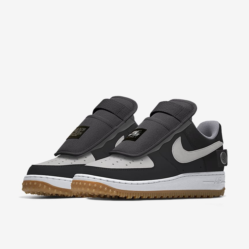 Giày Nike Air Force 1 Low Unlocked By You Nam Đen Trắng