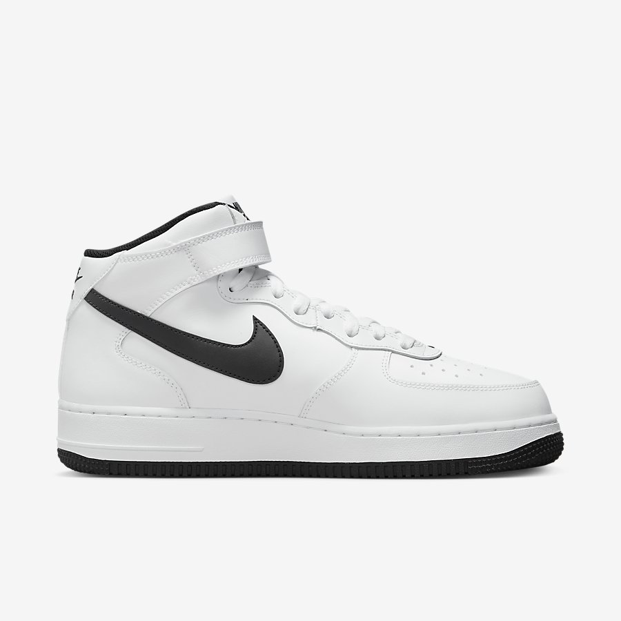 Giày Nike Air Force 1 Mid '07 Nam Trắng Đen