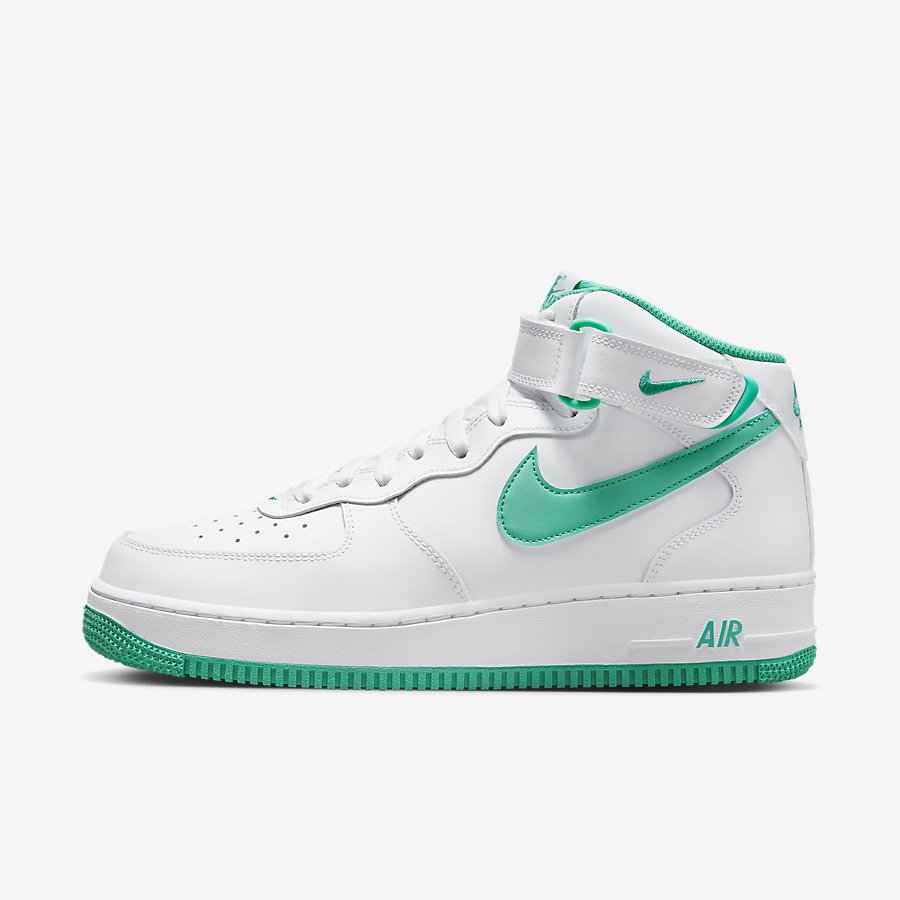 Giày Nike Air Force 1 Mid '07 Nam Trắng Xanh