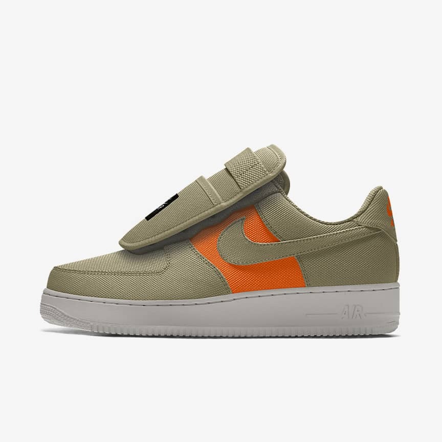 Giày Nike Air Force 1 Low Unlocked By You Nam Nâu Cam