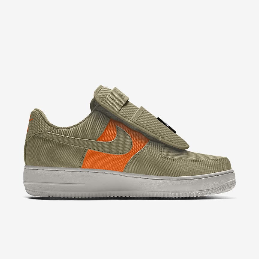 Giày Nike Air Force 1 Low Unlocked By You Nam Nâu Cam