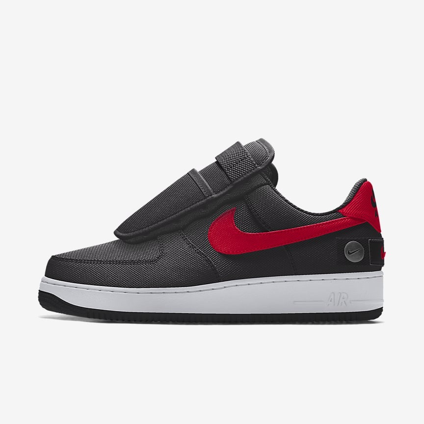 Giày Nike Air Force 1 Low Unlocked By You Nam Đen Đỏ