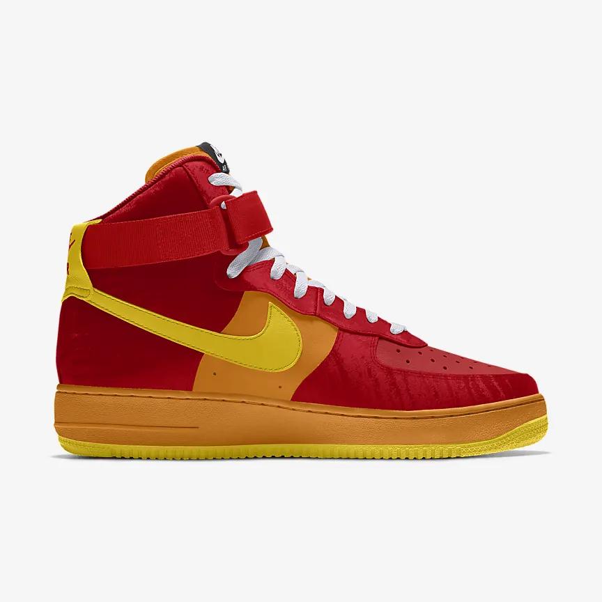 Giày Nike Air Force 1 High By You Nam Đỏ