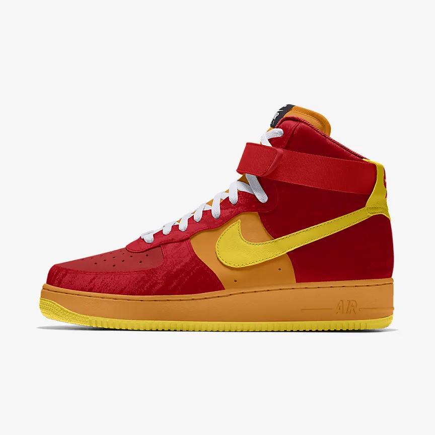 Giày Nike Air Force 1 High By You Nam Đỏ