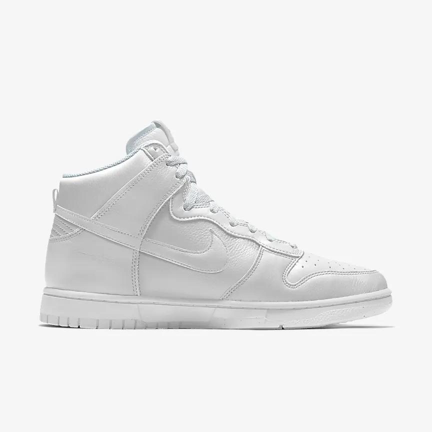 Giày Nike Dunk High By You Nam Trắng