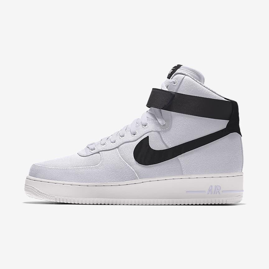 Giày Nike Air Force 1 High By You Nam Trắng Đen