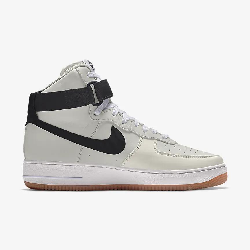 Giày Nike Air Force 1 High By You Nam Trắng Nâu