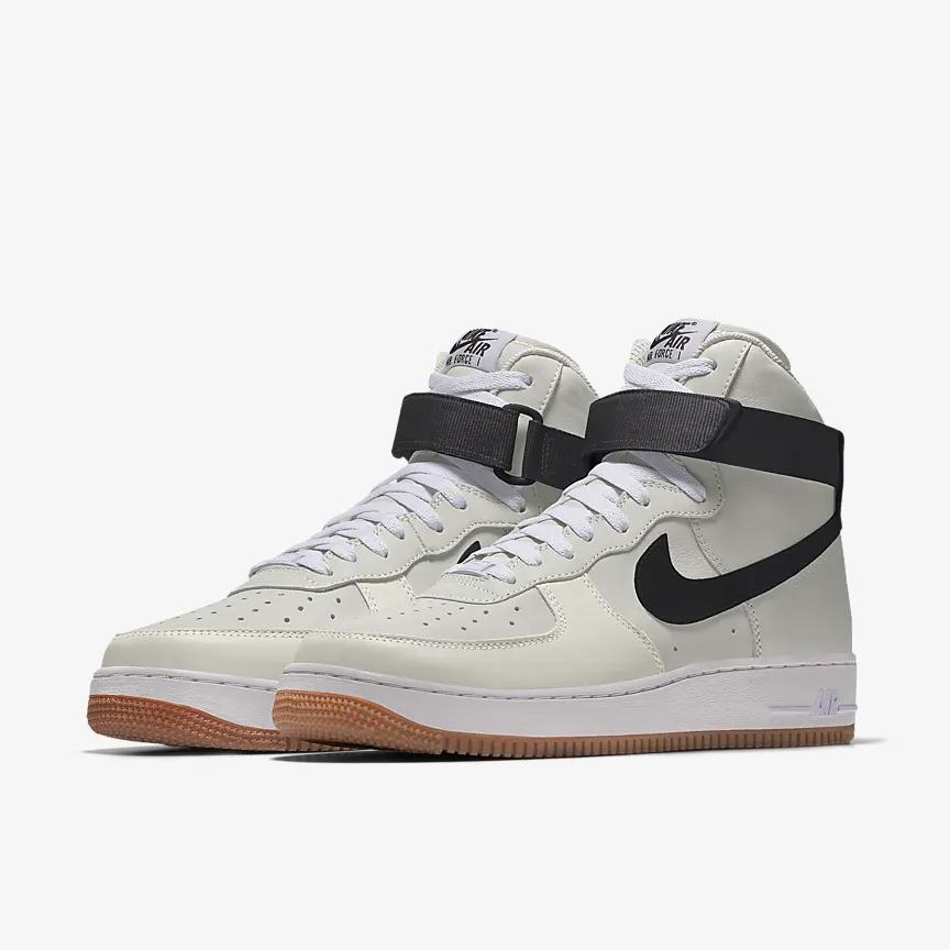 Giày Nike Air Force 1 High By You Nam Trắng Nâu