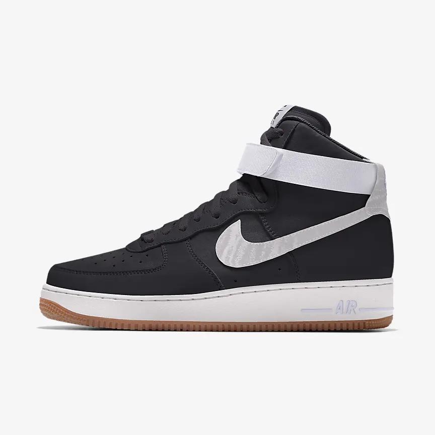 Giày Nike Air Force 1 High By You Nam Đen Trắng