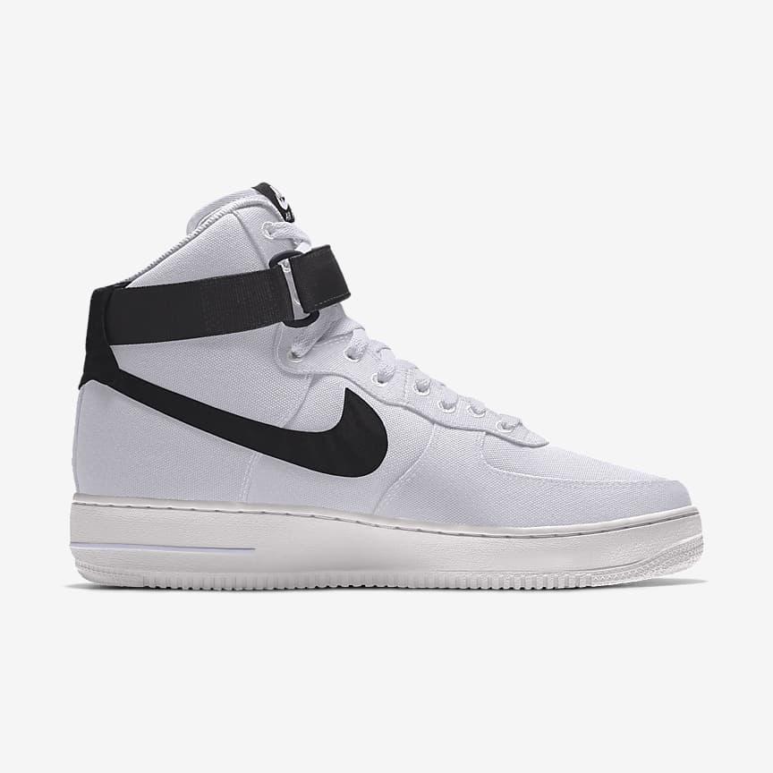 Giày Nike Air Force 1 High By You Nam Trắng Đen