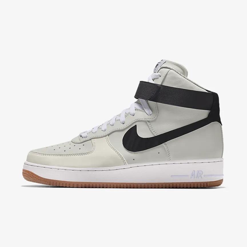 Giày Nike Air Force 1 High By You Nam Trắng Nâu