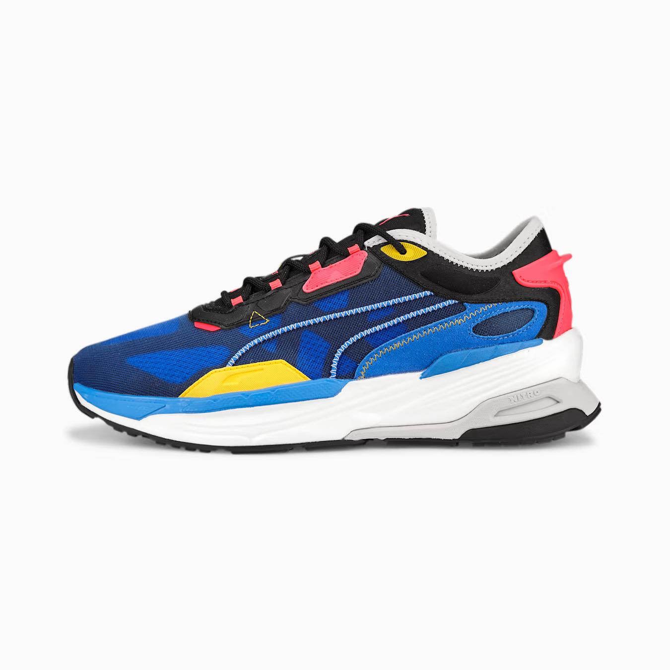 Giày Puma Extent Nitro Adv Sneakers Xanh Đỏ Vàng