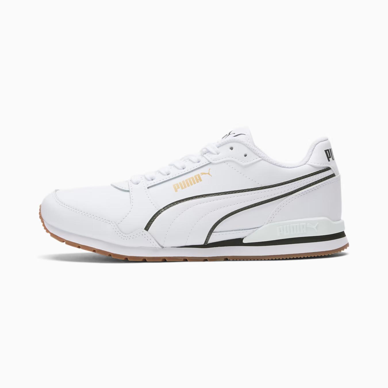 Giày Puma St Runner V3 Bold Sneaker Nam Trắng Đen