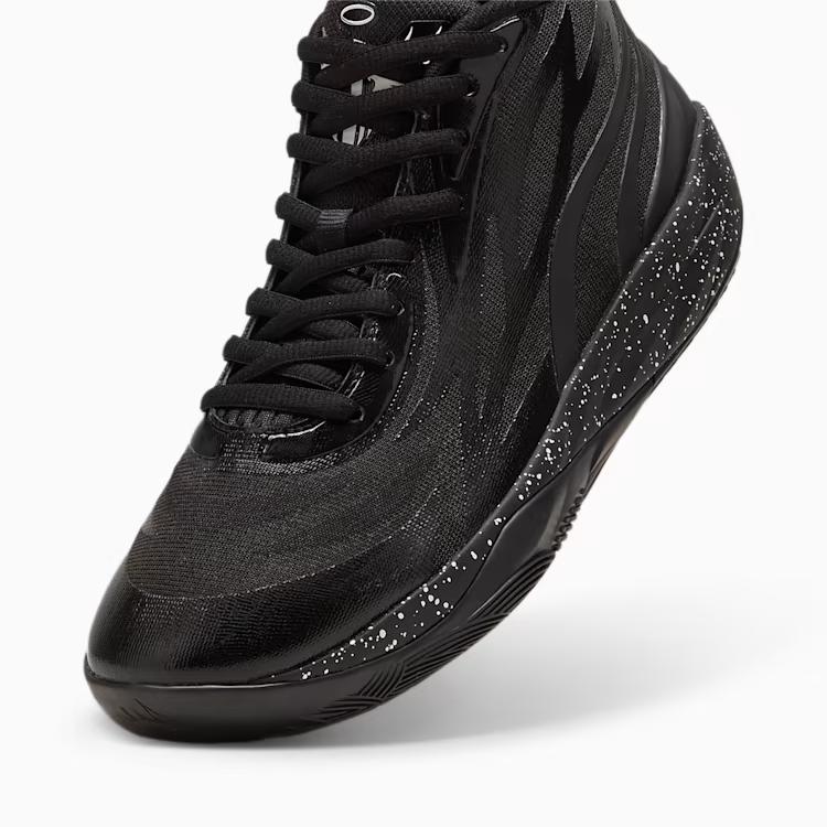 Giày Puma Black Speckle Basketball Shoes Nam Đen 