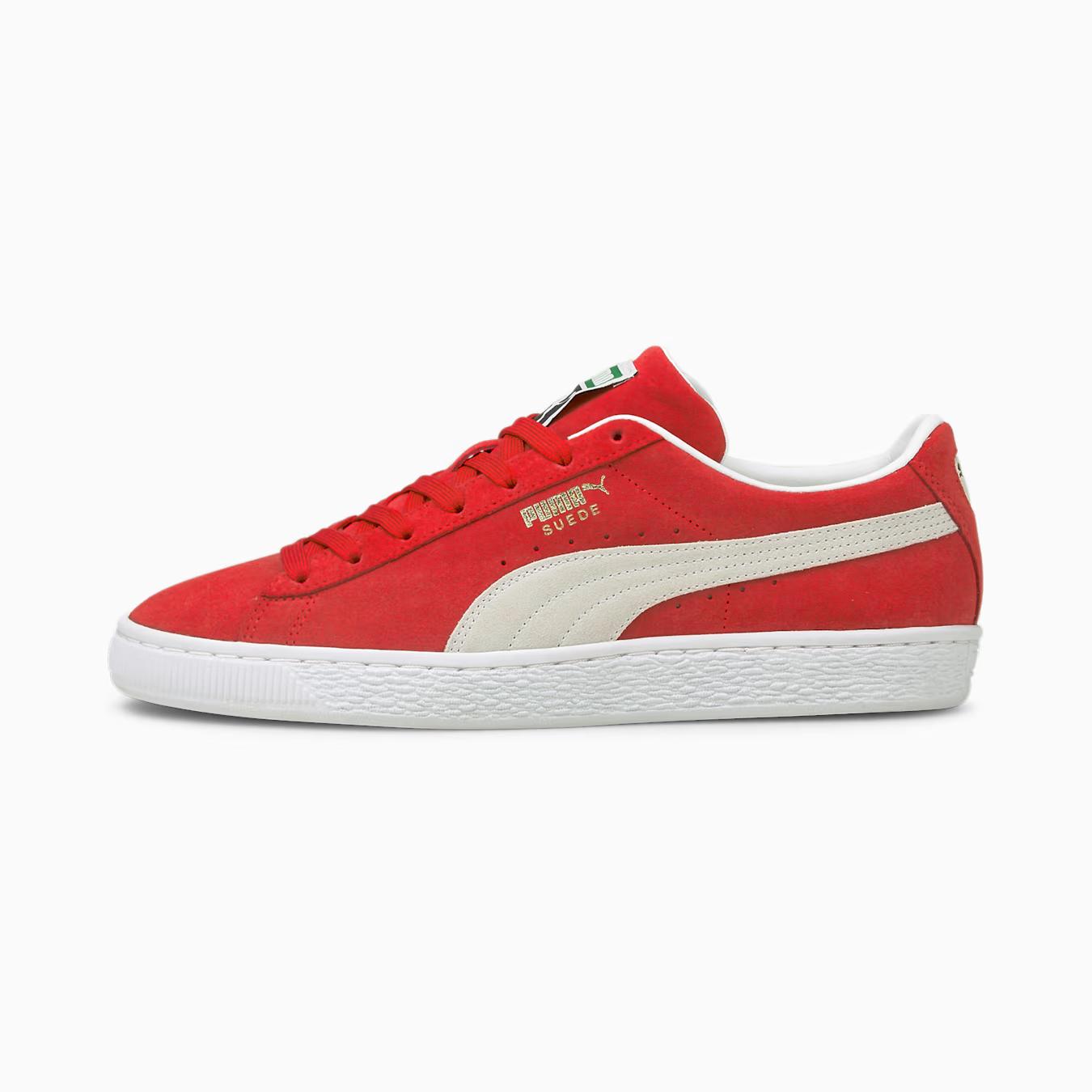 Giày Puma Suede Classic XXI Sneakers Nam Đỏ Trắng