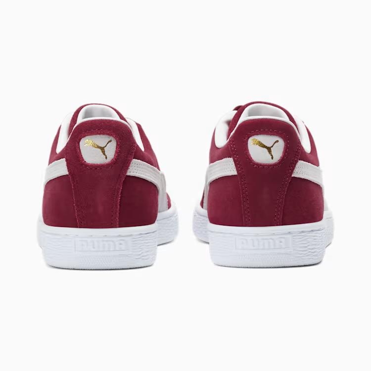 Giày Puma Suede Classic XXI Sneakers Nam Đỏ Sẫm Trắng 