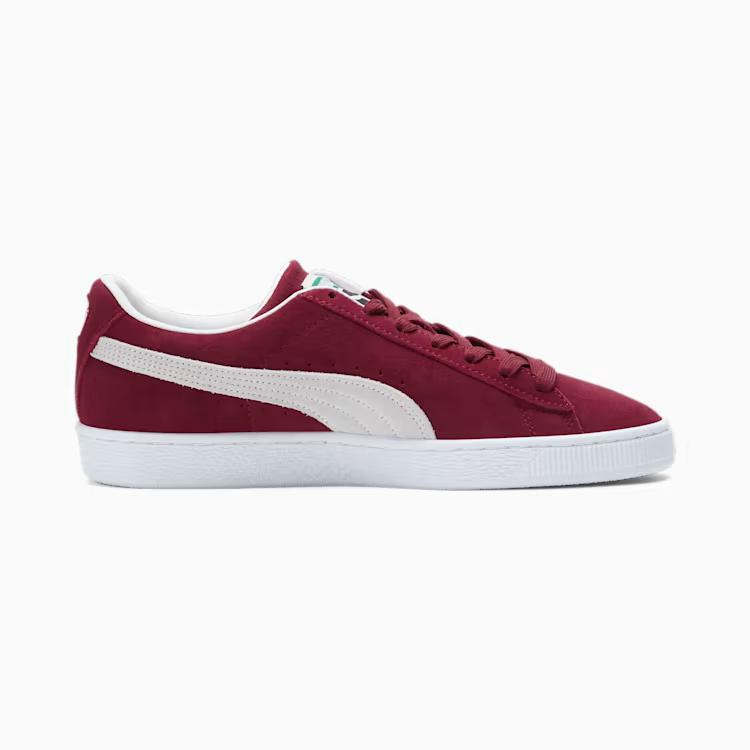 Giày Puma Suede Classic XXI Sneakers Nam Đỏ Sẫm Trắng 