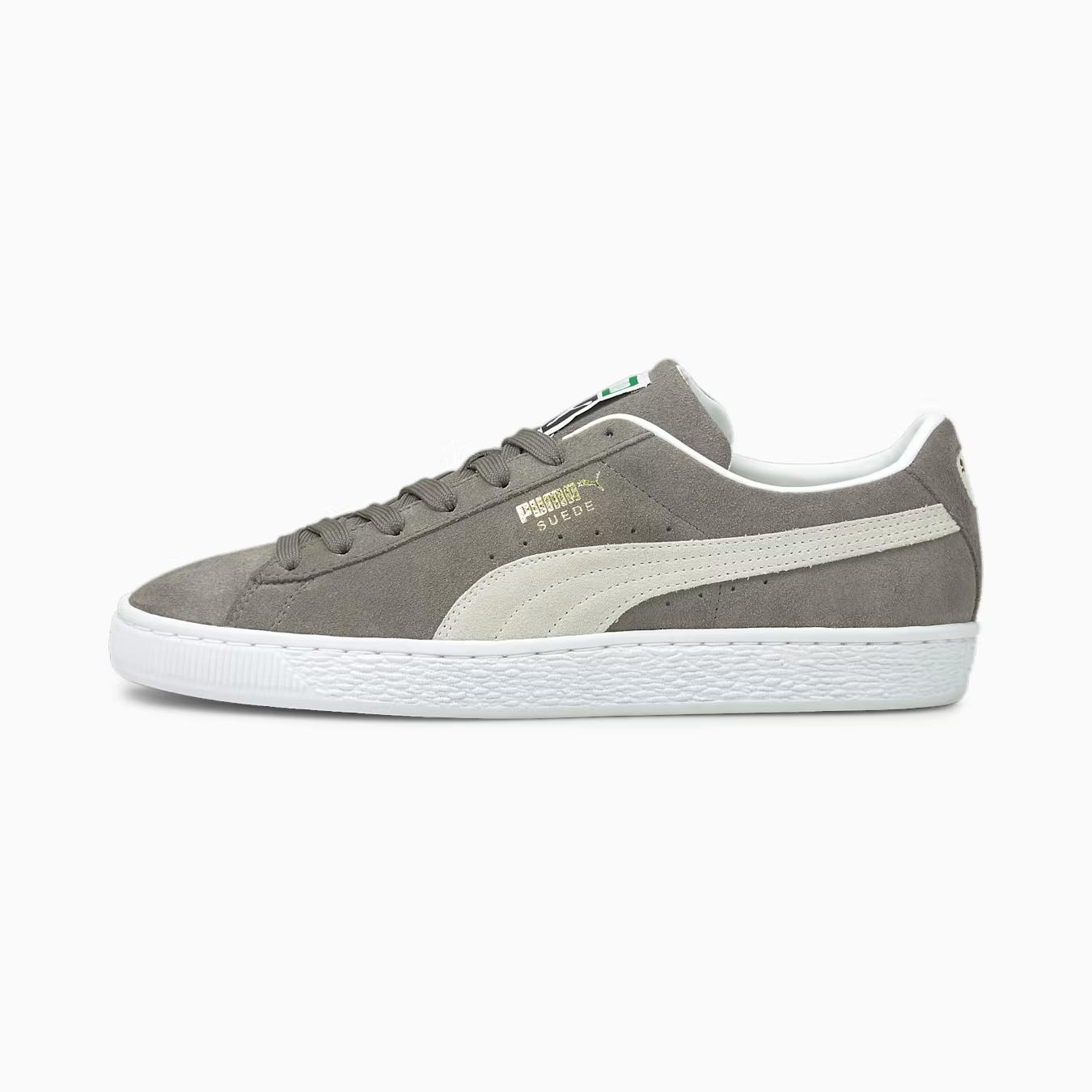 Giày Puma Suede Classic XXI Sneakers Nam Xám Trắng 