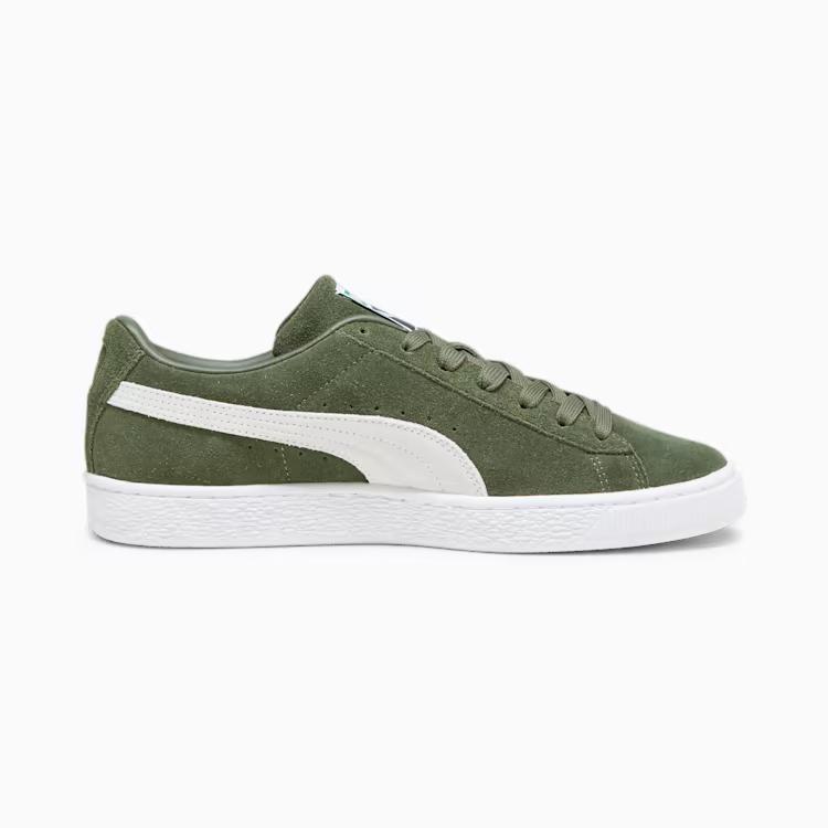 Giày Puma Suede Classic XXI Sneakers Nam Xanh Lá Trắng 