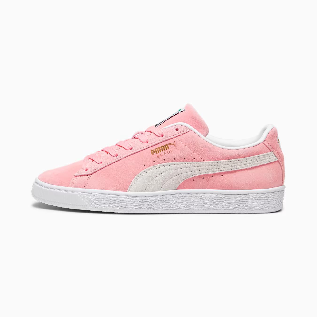 Giày Puma Suede Classic XXI Sneakers Nam Hồng Trắng 