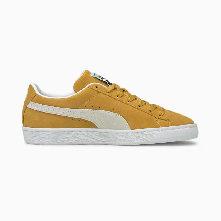 Giày Puma Suede Classic XXI Sneakers Nam Vàng Trắng 