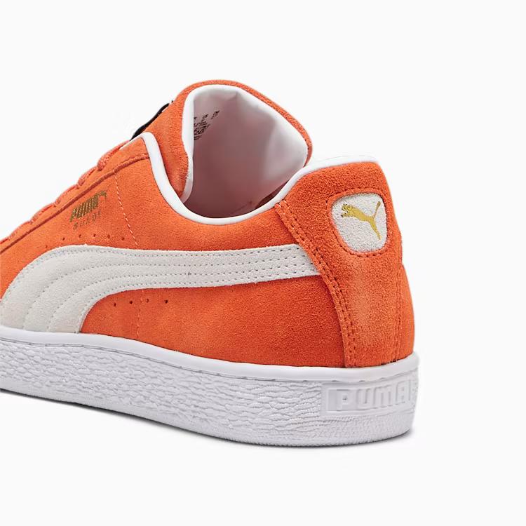 Giày Puma Suede Classic XXI Sneakers Nam Cam Trắng 