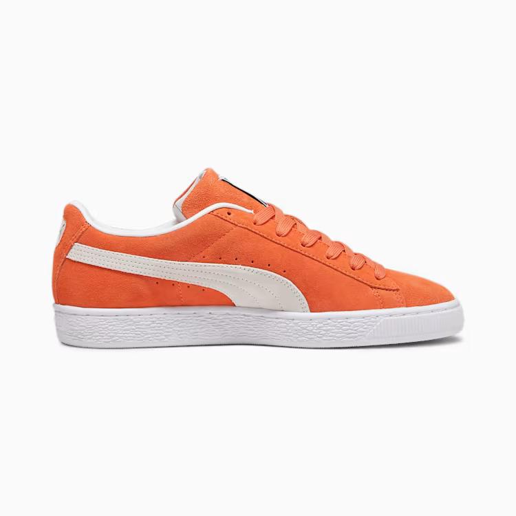 Giày Puma Suede Classic XXI Sneakers Nam Cam Trắng 