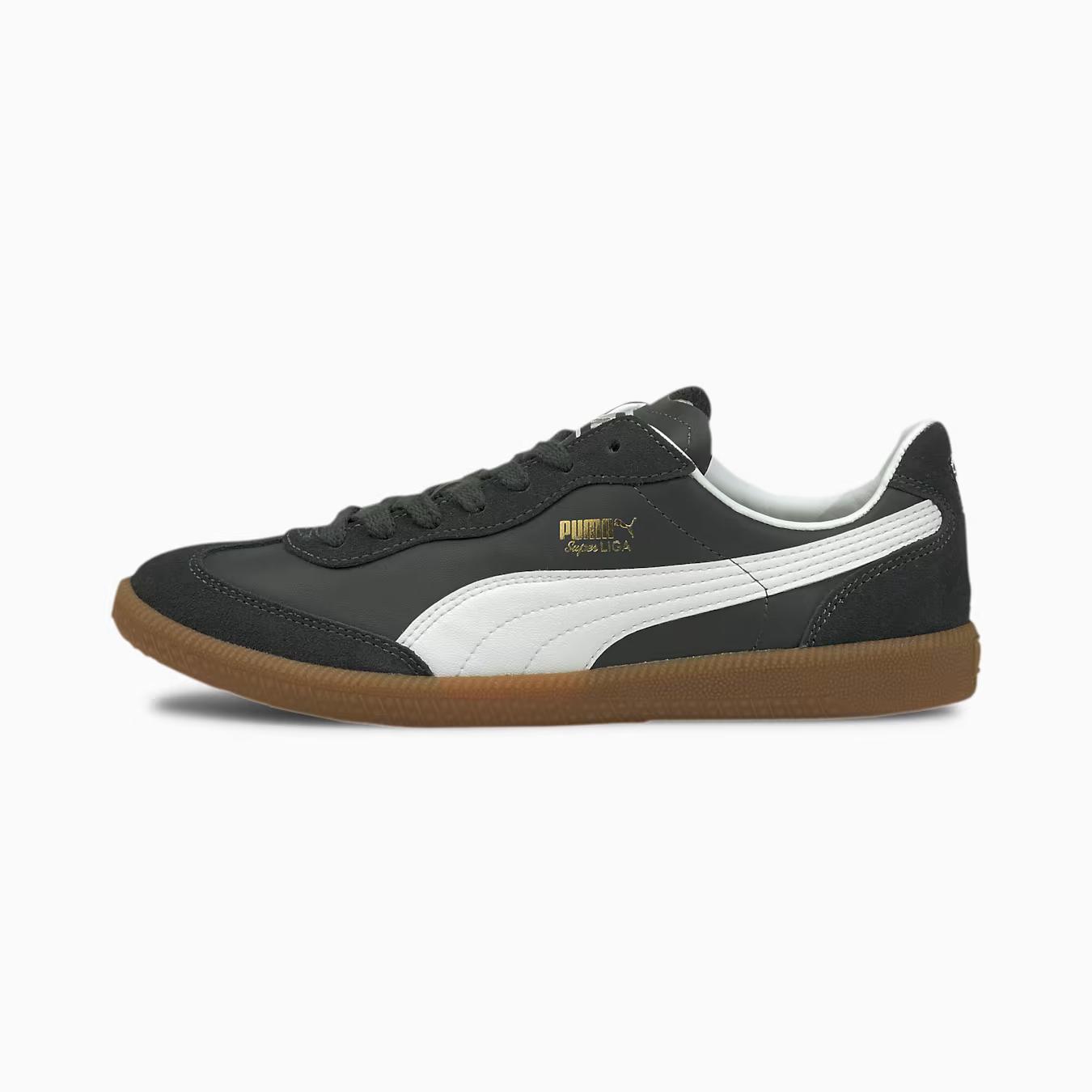 Giày Puma Super Liga OG Retro Sneakers Nam Đen Trắng 