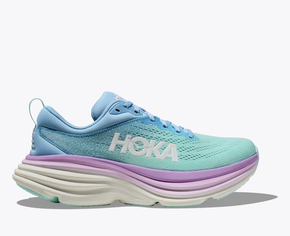 Giày Hoka Bondi 8 Nữ Xanh Tím