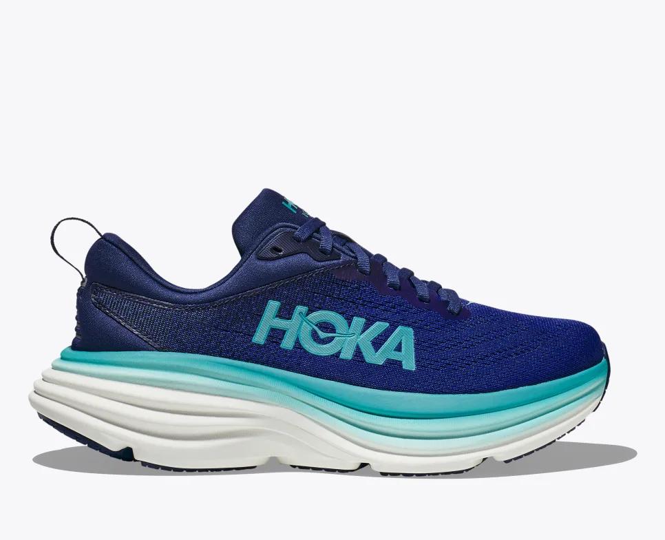 Giày Hoka Bondi 8 Nữ Xanh 