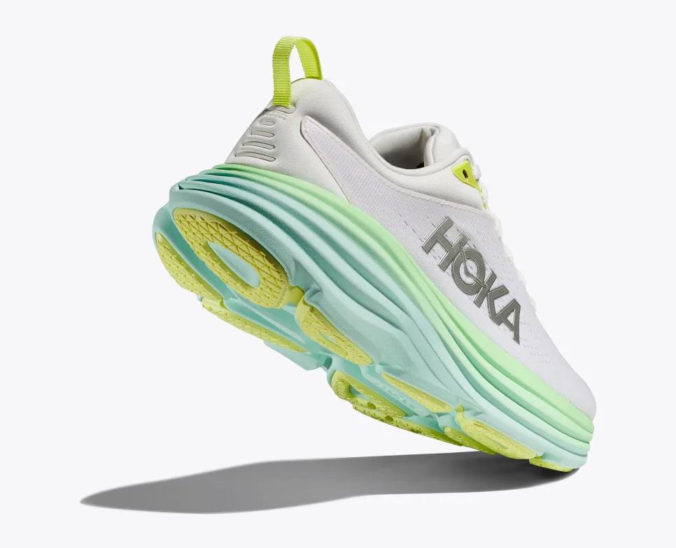 Giày Hoka Bondi 8 Nữ Trắng Xanh