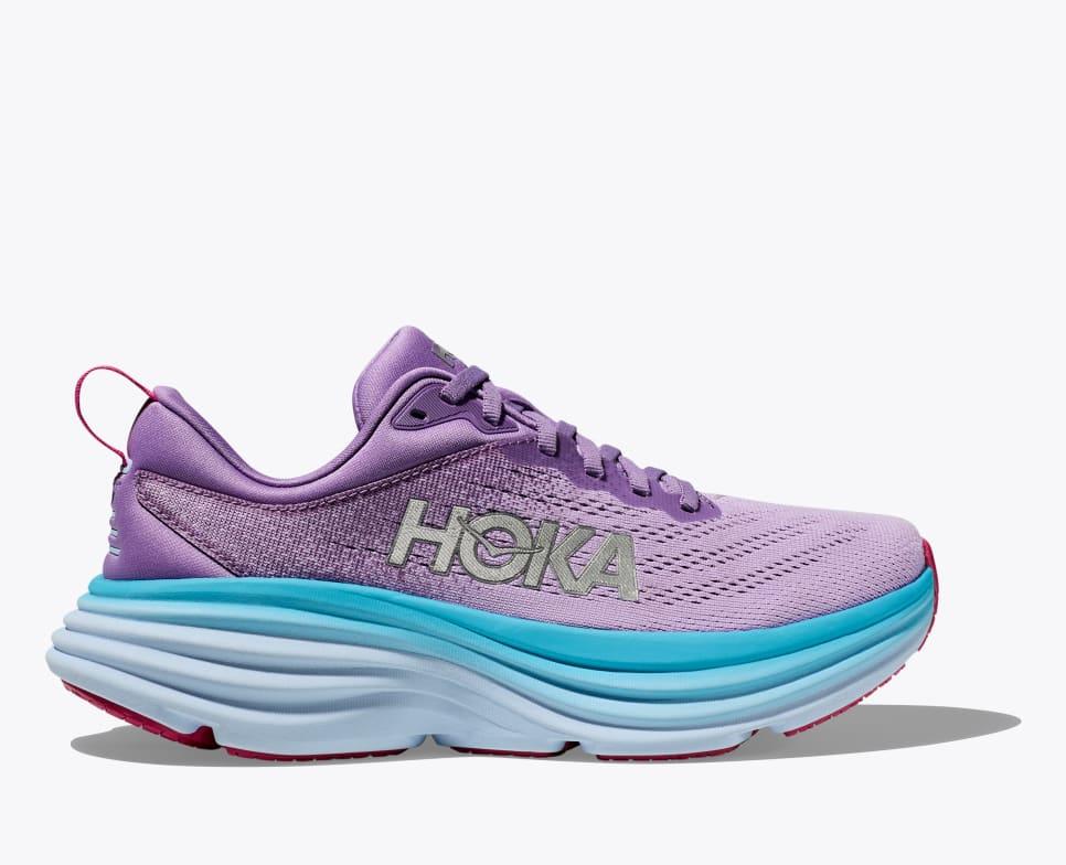 Giày Hoka Bondi 8 Nữ Tím Xanh