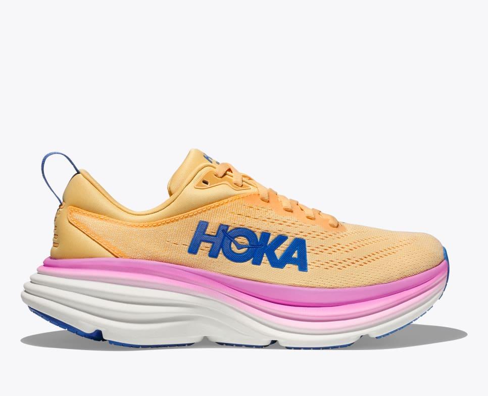 Giày Hoka Bondi 8 Nữ Cam Hồng 