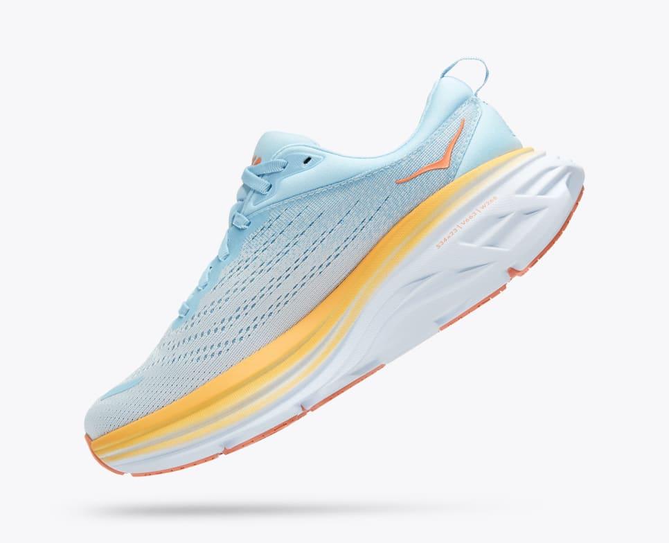 Giày Hoka Bondi 8 Nữ Xanh Cam