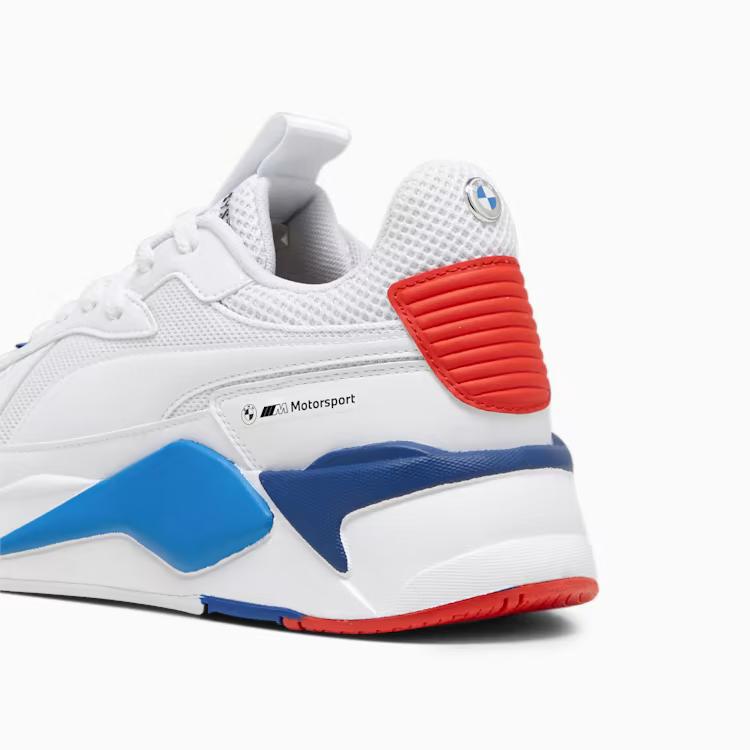 Giày Puma Bmw M Motorsport Rs-X Sneakers Nam Trắng Đỏ Xanh 