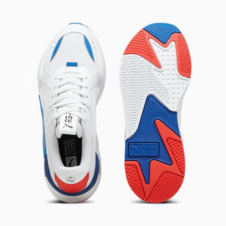 Giày Puma Bmw M Motorsport Rs-X Sneakers Nam Trắng Đỏ Xanh 