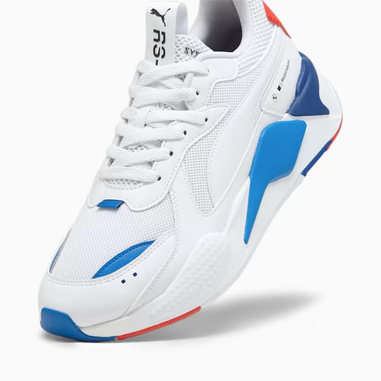 Giày Puma Bmw M Motorsport Rs-X Sneakers Nam Trắng Đỏ Xanh 