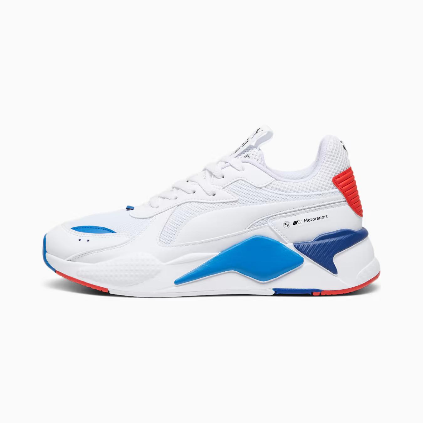 Giày Puma Bmw M Motorsport Rs-X Sneakers Nam Trắng Đỏ Xanh 