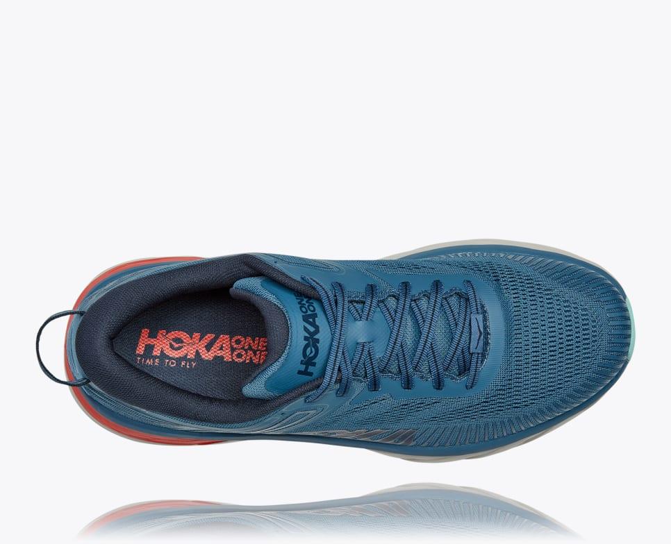 Giày Hoka Bondi 7 Nam Xanh Đậm