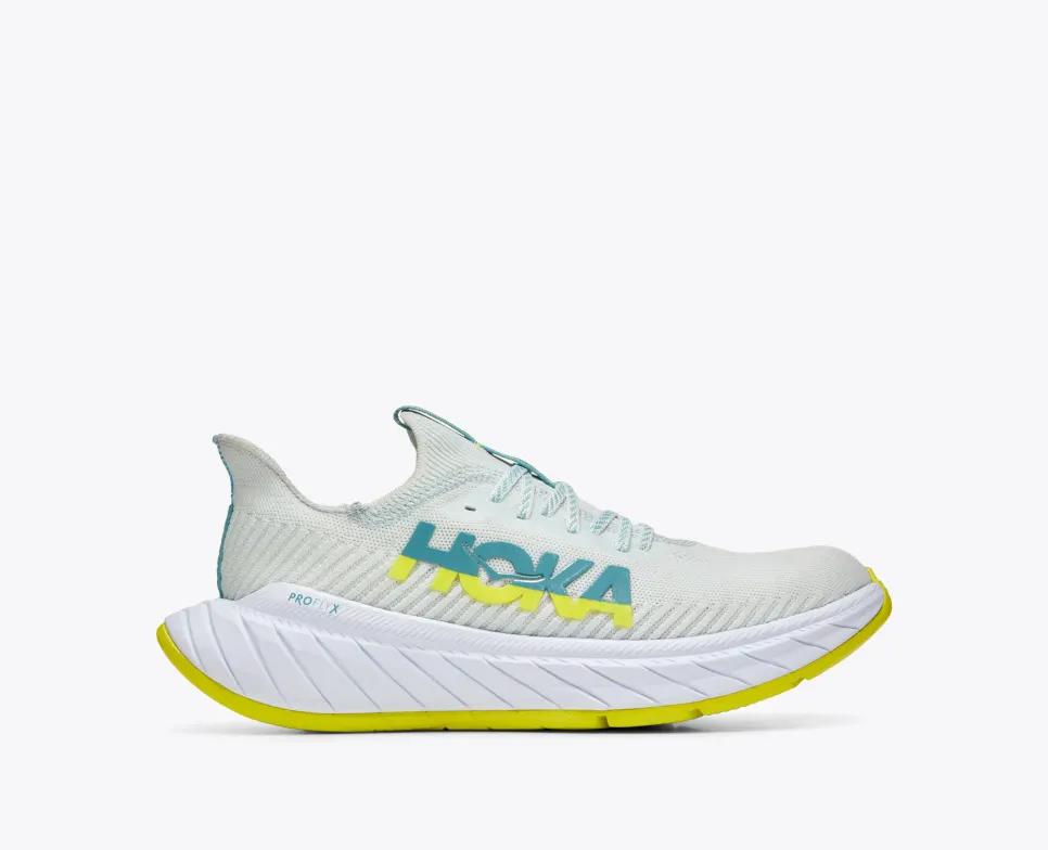 Giày Hoka Carbon X 3 Nam Trắng Xanh