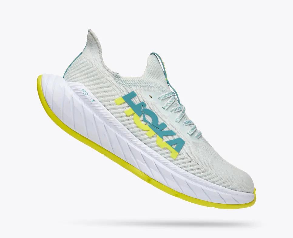 Giày Hoka Carbon X 3 Nam Trắng Xanh