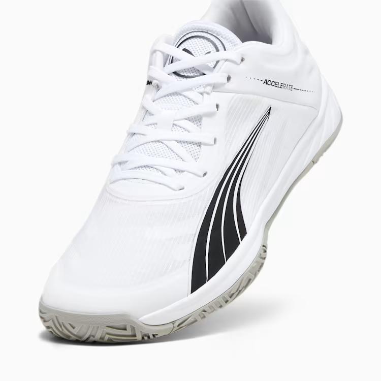 Giày Puma Accelerate Turbo Indoor Sports Shoes Nam Trắng Đen