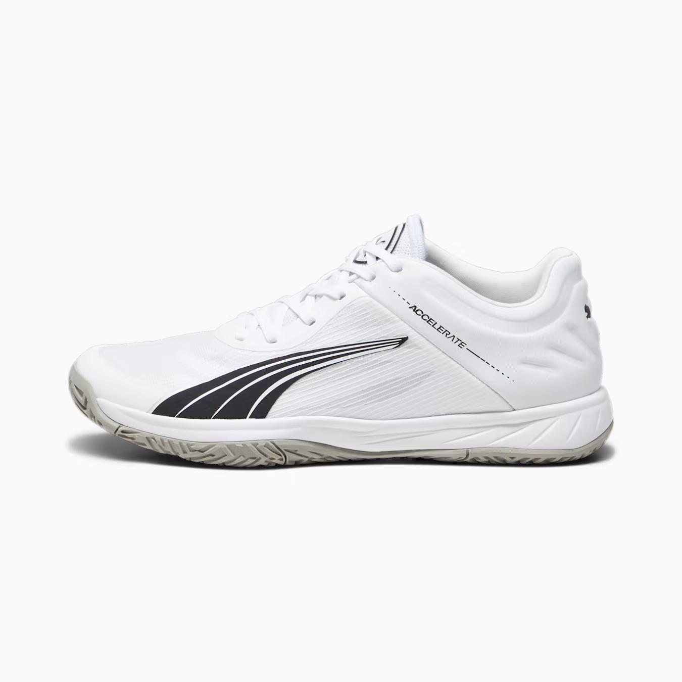 Giày Puma Accelerate Turbo Indoor Sports Shoes Nam Trắng Đen