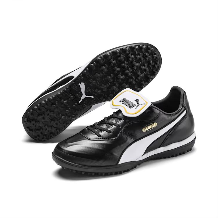 Giày Puma King Top TT Soccer Shoes Nam Đen Trắng