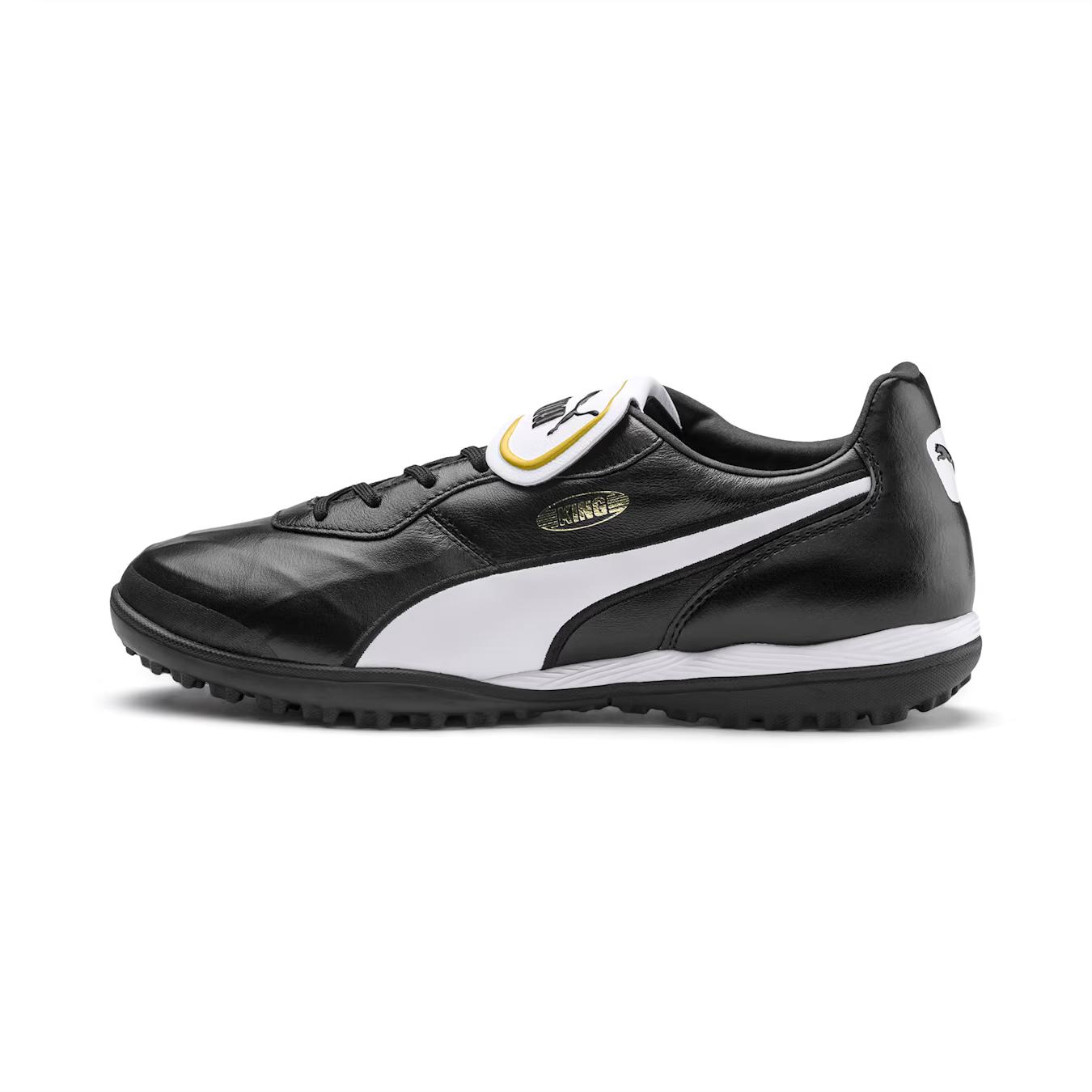 Giày Puma King Top TT Soccer Shoes Nam Đen Trắng