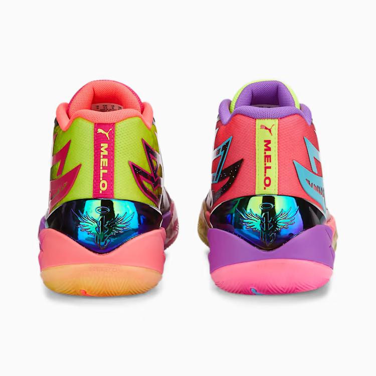 Giày Puma X Lamelo Ball Mb.02 Be You Basketball Shoes Nam Tím Vàng Hồng Xanh