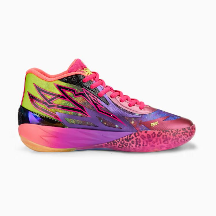 Giày Puma X Lamelo Ball Mb.02 Be You Basketball Shoes Nam Tím Vàng Hồng Xanh